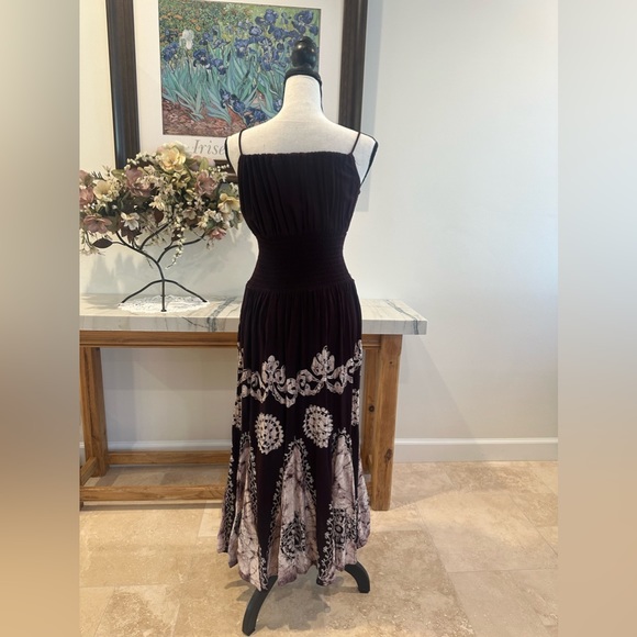 Tropical Beach Strap Detail Keyhole Dress - one size - Picture 3 of 3